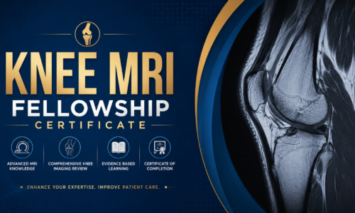 Knee MRI Fellowship Certificate